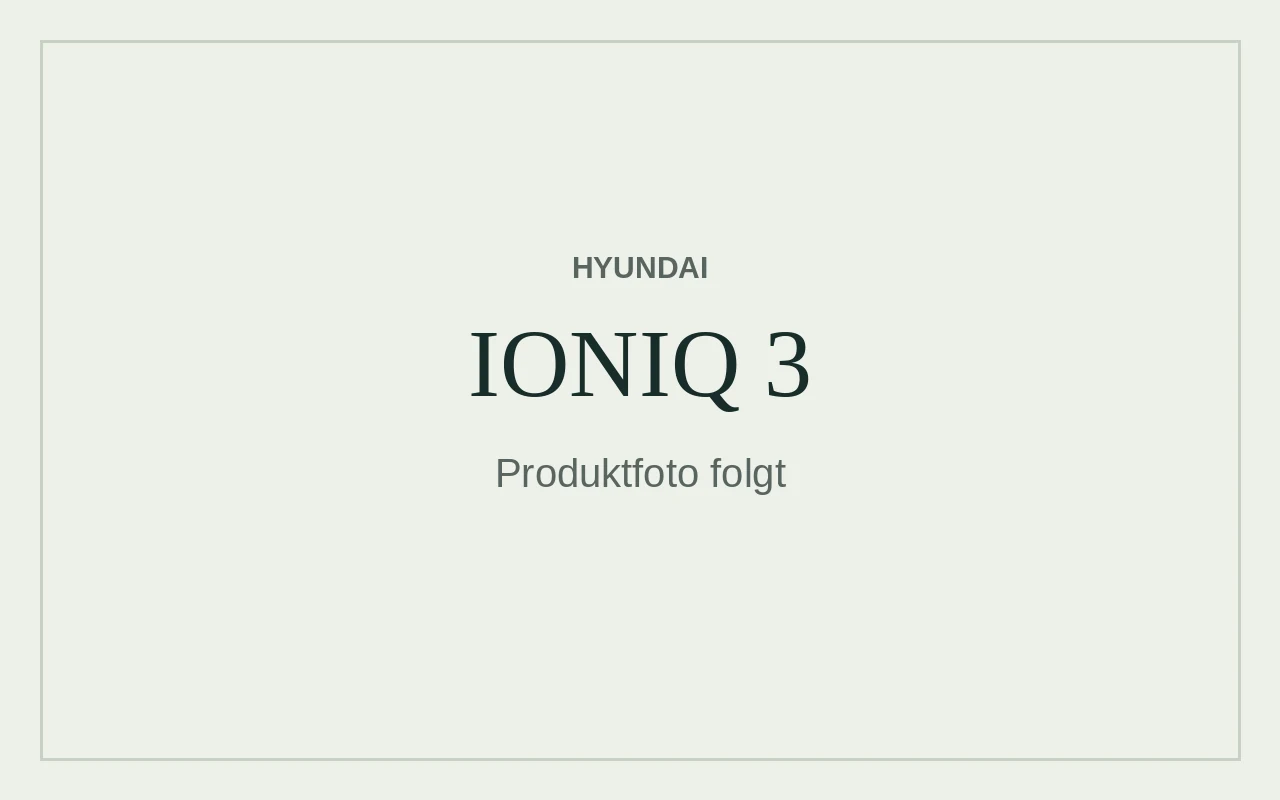 Hyundai IONIQ 3
